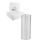 Buisje PS 4,5 ml standaard, vierkante opening, optisch polystyreen, verpakking 100 stuks