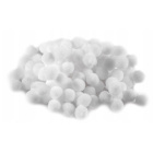 Decoratieve witte balletjes 120 stuks 1cm