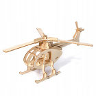 Houten 3D-model helikopter