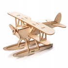 Houten 3D puzzelmodel vliegtuig