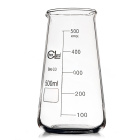 Lage Philips-stijl beker met schenktuit, 500 ml, borosilicaatglas (BORO 3.3), ISO 3819, DIN 12331