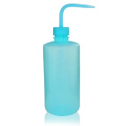 Spuit van PE-LD, 500 ml, blauw – smalle hals, GL28