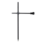Behuizing voor temperatuursensor PT1000-A (nieuw type), zwart, Ø 10 mm, lengte 450 mm, arm 250 mm, voor roerders van de serie MS-H