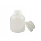 Fles 100ml HDPE en sluiting met kleurloze sluiting