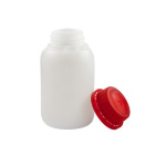 Fles 250ml HDPE en rode dop