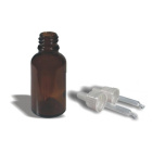 Fles 30ml apotheek met pipet en schroefdop