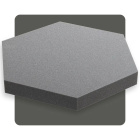 Akoestisch paneel zeshoek grijs 50x50 cm dikte 5 cm hexagon