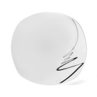 Diepe vierkante bord Ribbon 22,5cm