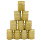 Aluminium schroefdop 30/44 mm 50 stuks goud lang