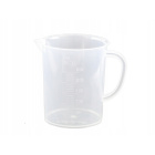 Meetbeker 250ml met handvat reliëf schaal PP 9cm