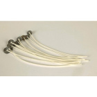 Knot met waslaag voor gelkaarsen 5cm 10 stuks