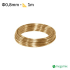 Messing draad Φ0,8mm 1m