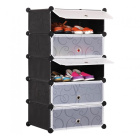 Modulaire schoenenkast met 5 niveaus