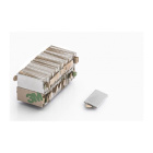Neodymiummagneet met 3M-lijm MPL 30x10x1 N38