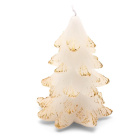 Decoratieve kaars kerstboom 12x9cm klein