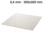 Nieuwzilver plaat (alpaca) 300x300x0,4mm
