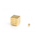 Vergulde magneet 10 stuks MPL 5x5x5 N38