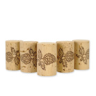 Natuurlijk samengeperkte kurk 24x38mm 10 stuks