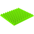 Akoestisch paneel lichtgroen PYRAMIDE 50×50 cm dikte 5 cm