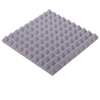 Akoestisch paneel lichtgrijs PYRAMIDE 50×50 cm dikte 5 cm