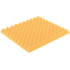 Akoestisch paneel geel PYRAMIDE 50×50 cm dikte 5 cm