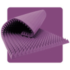 Akoestisch paneel schuim Piramide 200×100 cm 7 cm paars