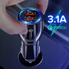 Snelle 3.1A autolader QUALCOMM QC 3.0
