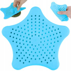 Silikonenzakje voor wasbakafvoer 15 cm blauw