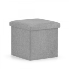 Inklapbare stoel met opbergruimte L 36x38x38cm grijs