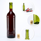 Glazen wijnfles 750ml bruin