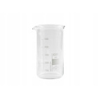 Glazen bekerglas 600ml 80x150mm hoog