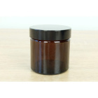 Bruine glazen pot 60 ml 53x52mm