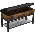 Schoenenkast met zitting en opbergruimte 70x30x45cm