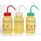 Spuitfles LDPE 250 ml met opdruk ETANOL, brede hals GL40 – geel