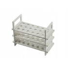 Rek voor buisjes met 3 planken 16mm 62 plaatsen