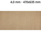 Afdichtingsplaat kurk-rubber 470x635x4,0 mm