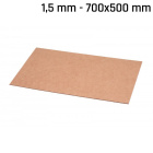 Afdichtingsplaat karton - 700x500x1,5 mm