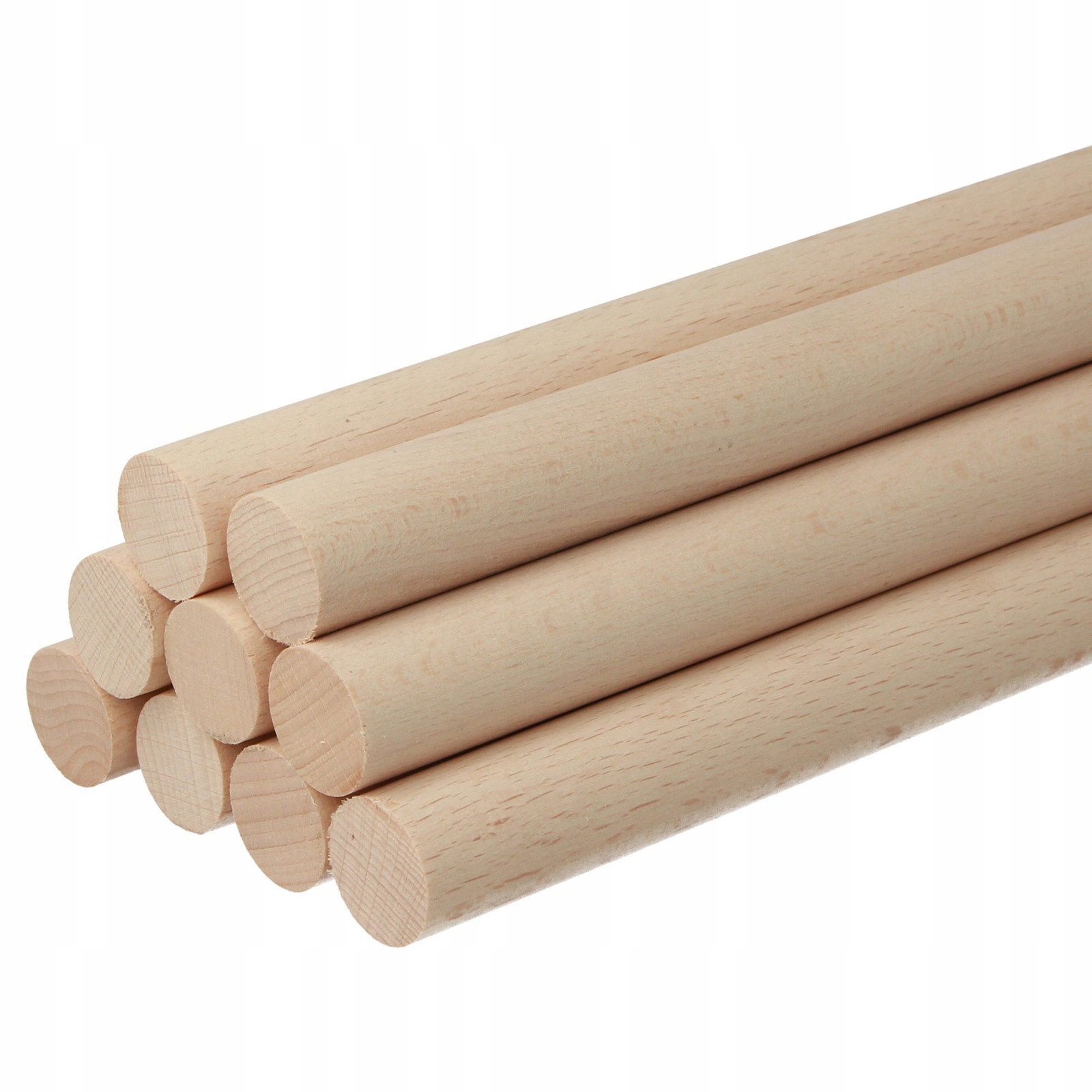 Houten stok 30cm 16mm natuurlijk beukenhout megamix.sk