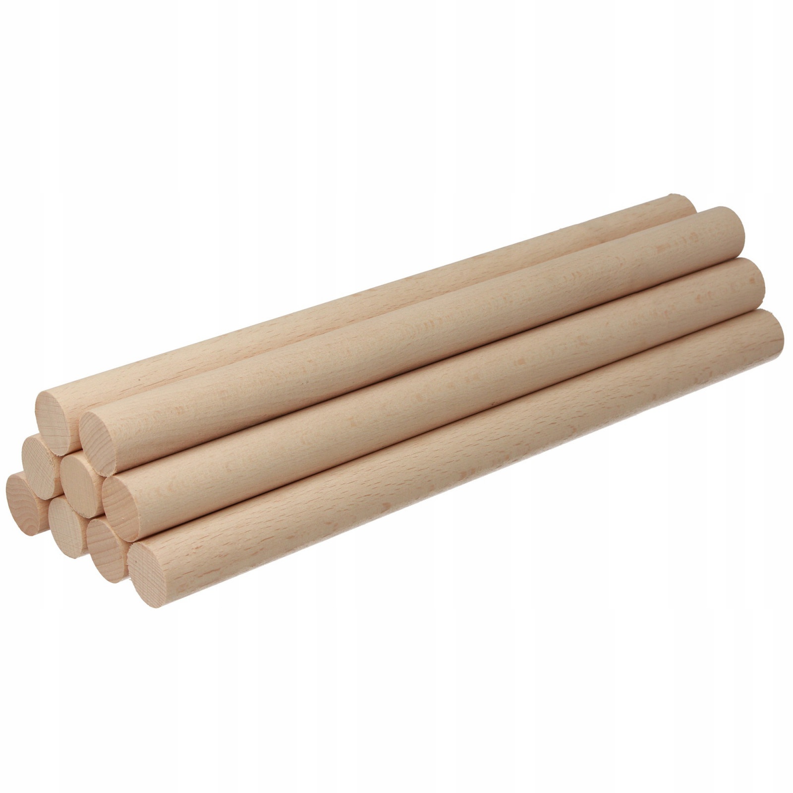 Houten stok 30cm 16mm natuurlijk beukenhout megamix.sk