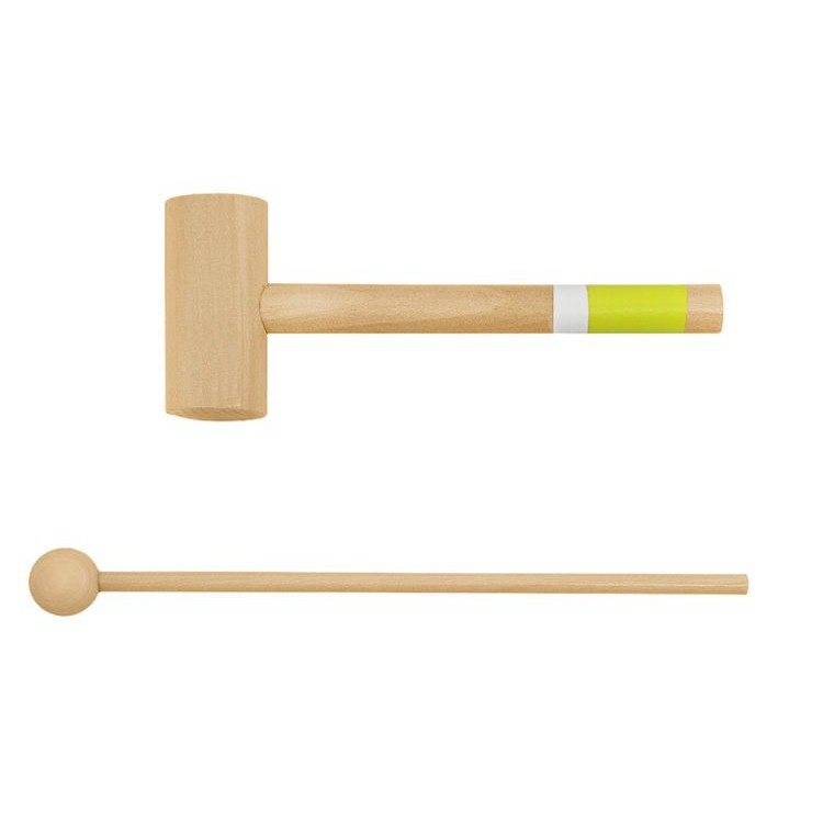 Houten bekkens met hamer voor kinderen megamix.sk