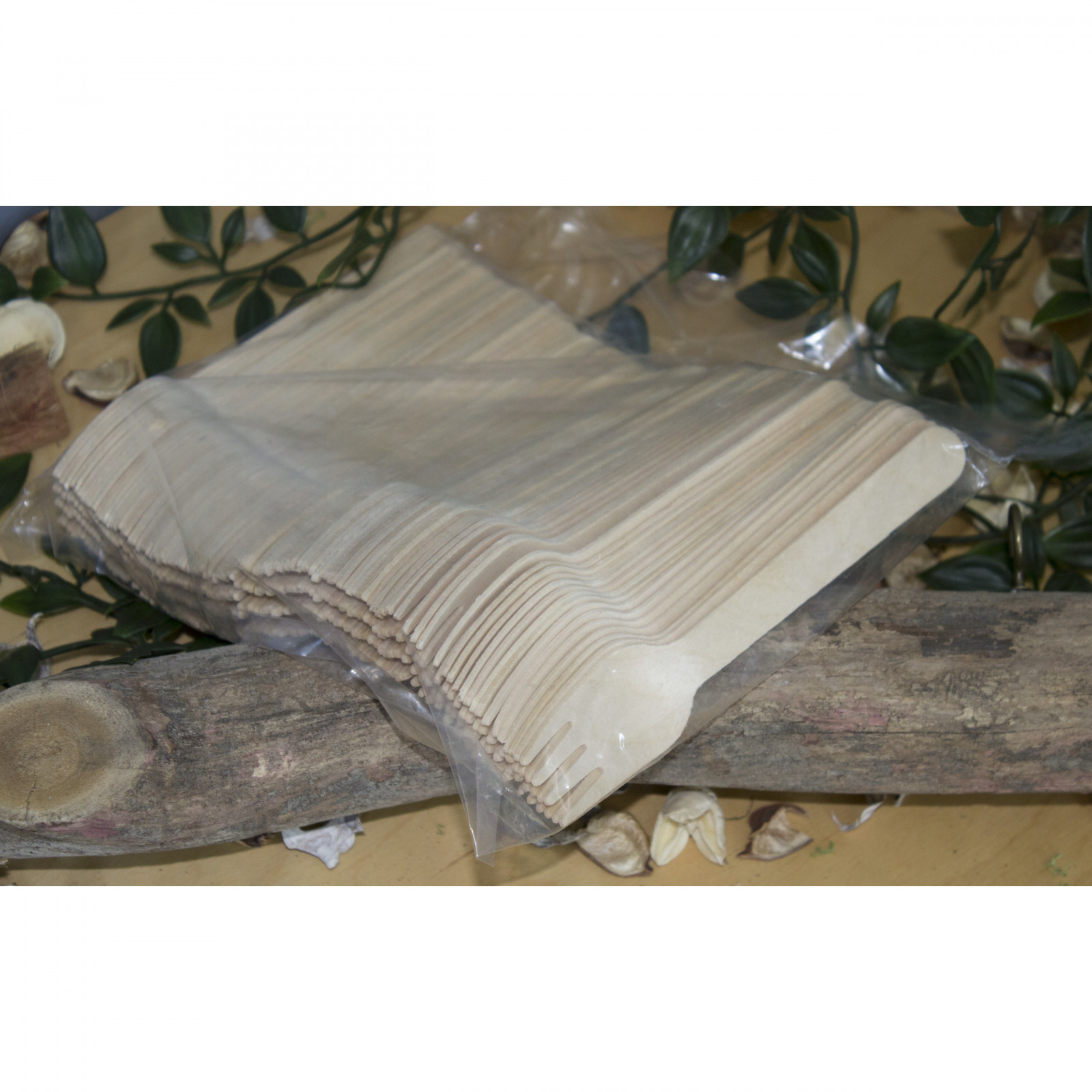 Houten vorken 100 stuks 16cm Eco megamix.sk