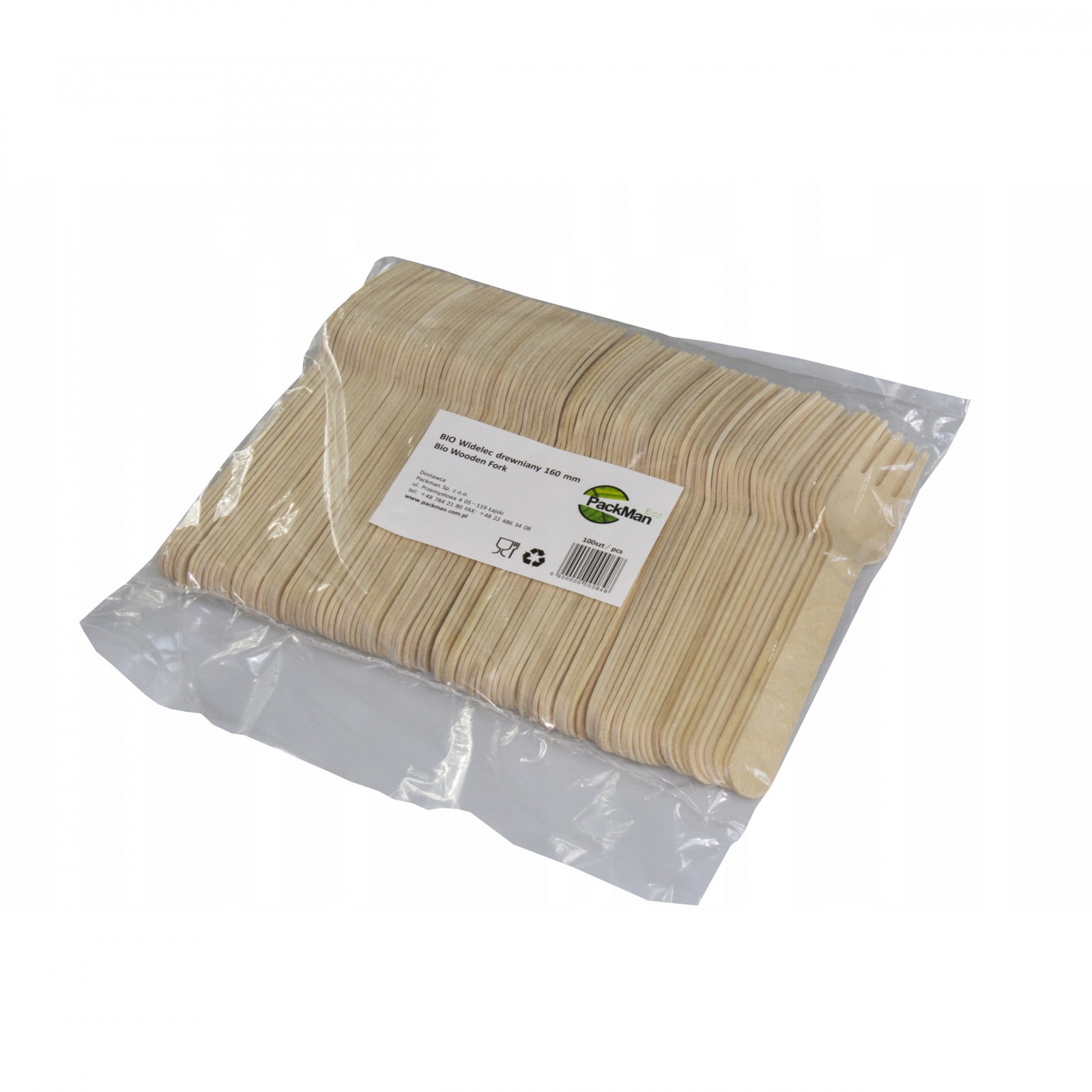 Houten vorken 100 stuks 16cm Eco megamix.sk