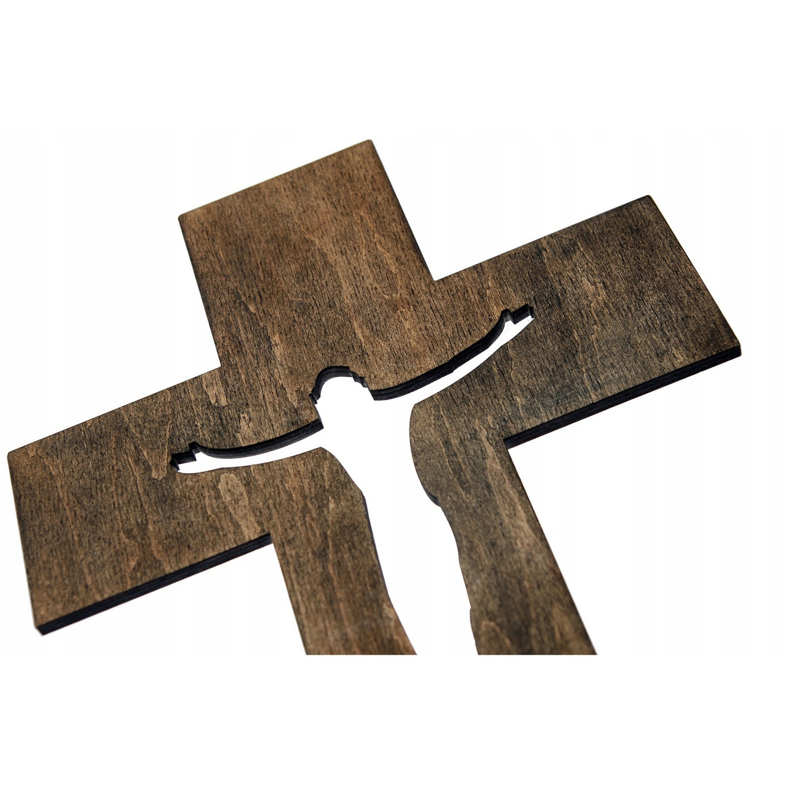 houten kruis voor aan de muur 20x13x0,7cm megamix.sk