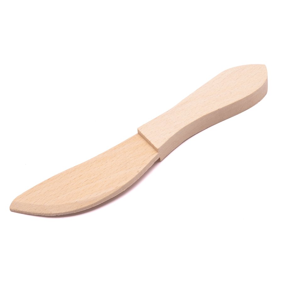 Houten smeermes Brood 19 cm