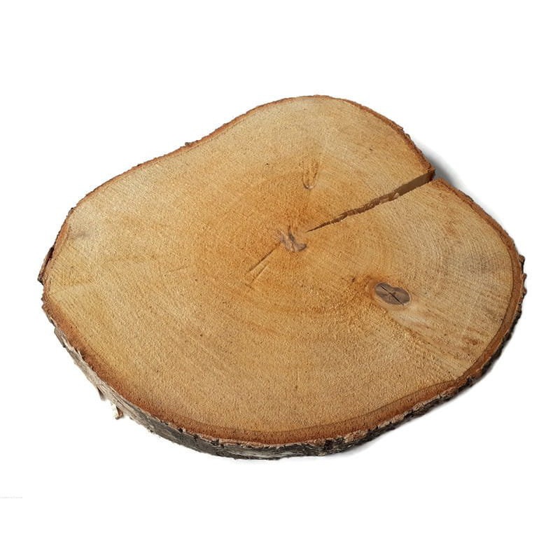 Houten berkenplaat onbewerkt 25-28cm 2,5cm met scheur megamix.sk