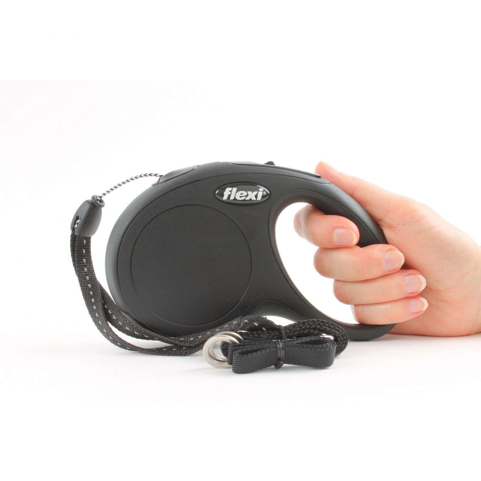 flexi hondenriem zwart 5m megamix.sk