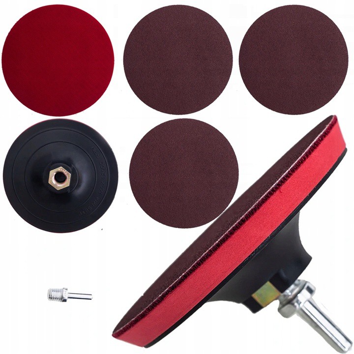 Flexibele schijf 3 stuks met slijpmachine VELCRO M14 Ø125mm schijf megamix.sk