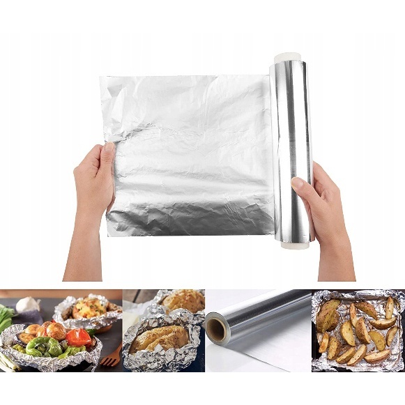 aluminiumfolie van 1 kg dik, 29 cm voor bakken en grillen megamix.sk
