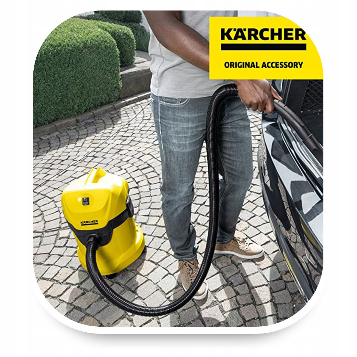 Kärcher fleece filterzakken voor stofzuiger WD2 / WD3 4 stuks megamix.sk