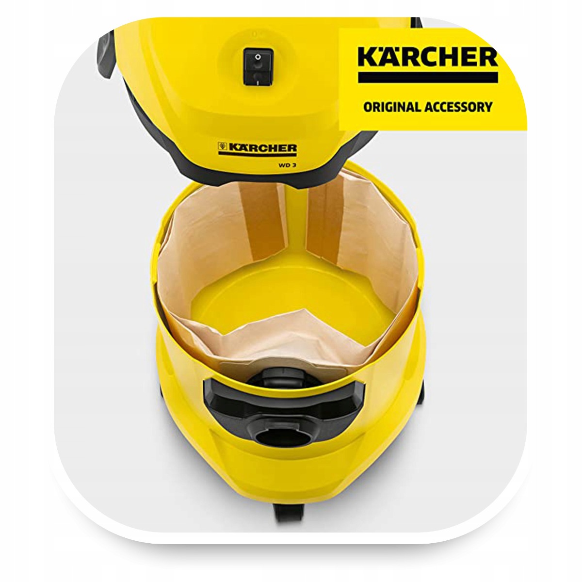 Kärcher fleece filterzakken voor stofzuiger WD2 / WD3 4 stuks megamix.sk